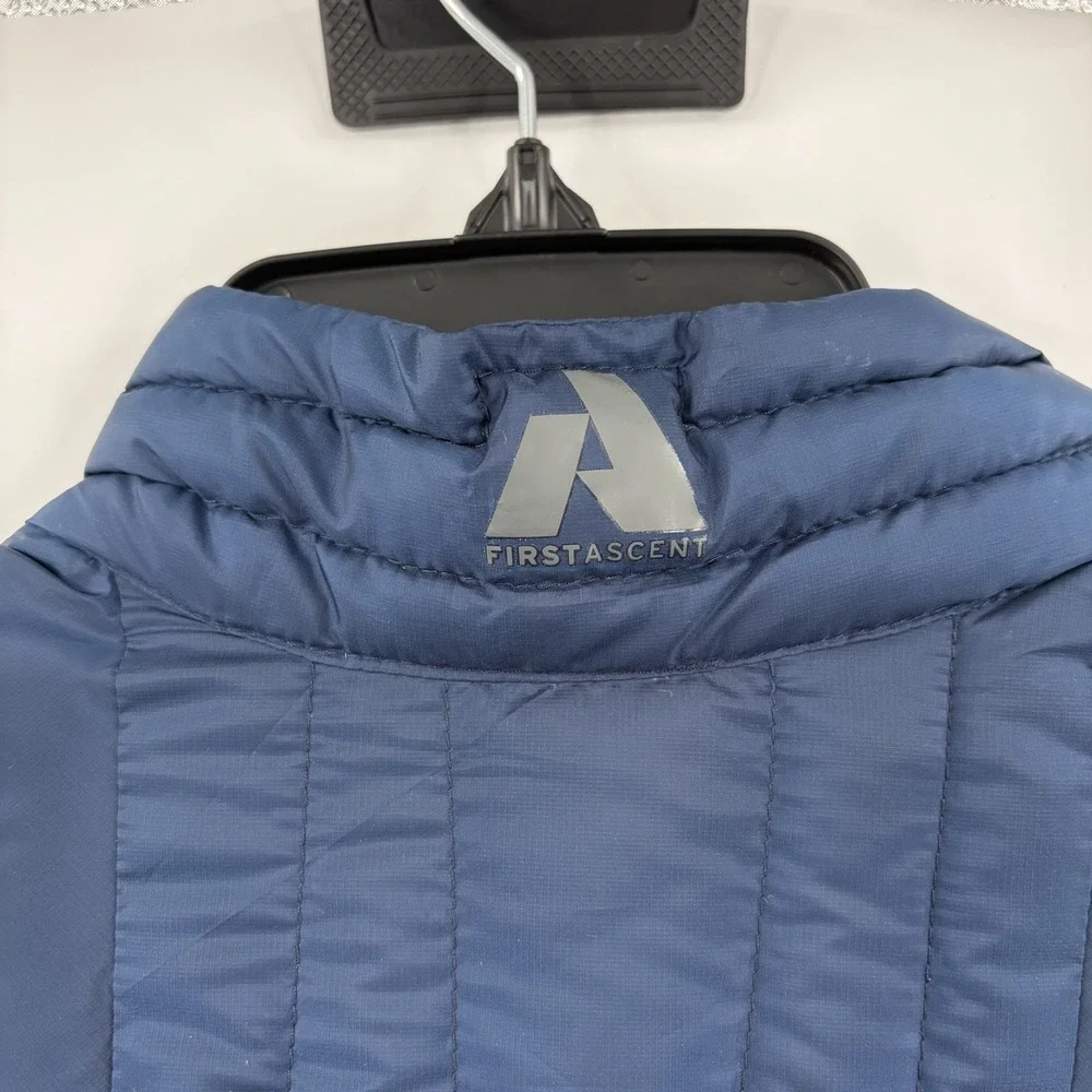Eddie Bauer First Ascent 800 Stormdown Microtherm Pertex‎ Vest Blue Navy Men 2XL